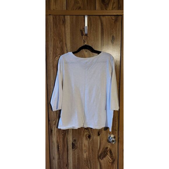 Hillard & Hanson white half sleeve tee - Picture 7 of 7